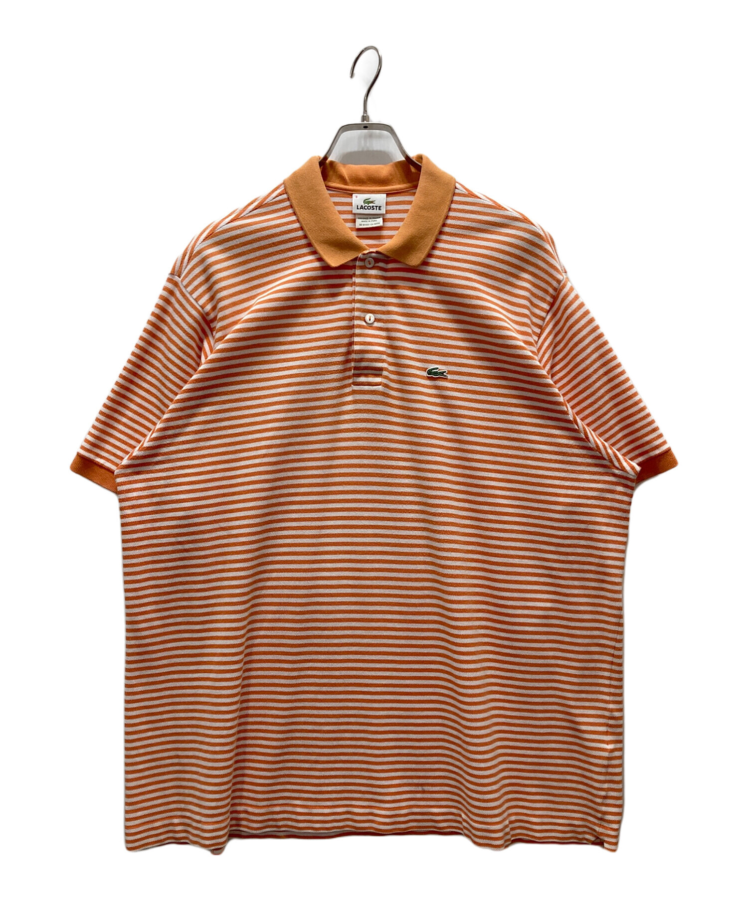 中古・古着通販】LACOSTE (ラコステ) ポロシャツ オレンジ サイズ:9 