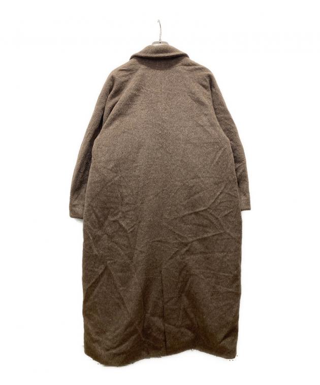中古・古着通販】CLANE (クラネ) DOUBLE WOOL LONG COAT ブラウン