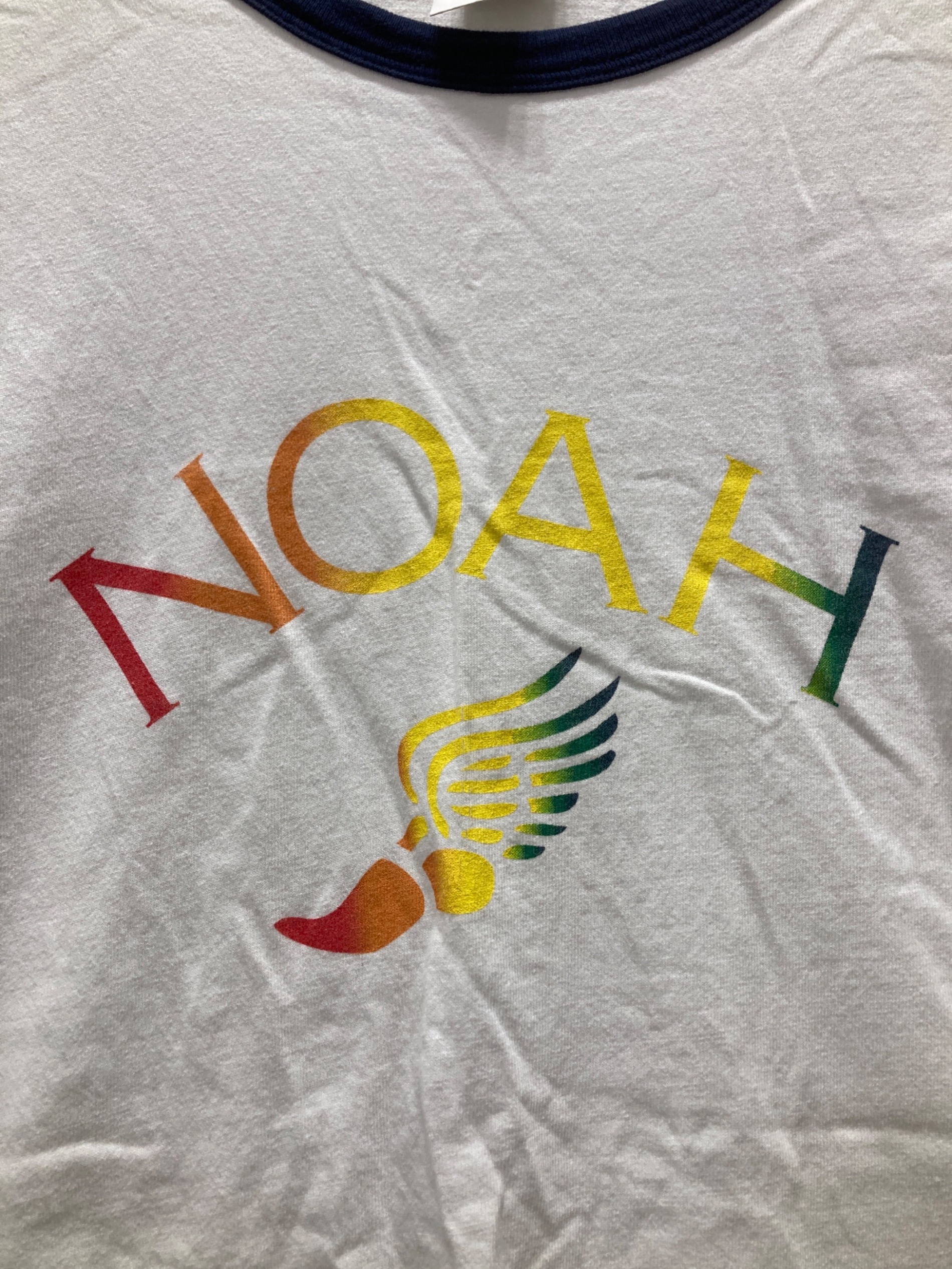 中古・古着通販】Noah (ノア) リンガーTシャツ ホワイト サイズ:L