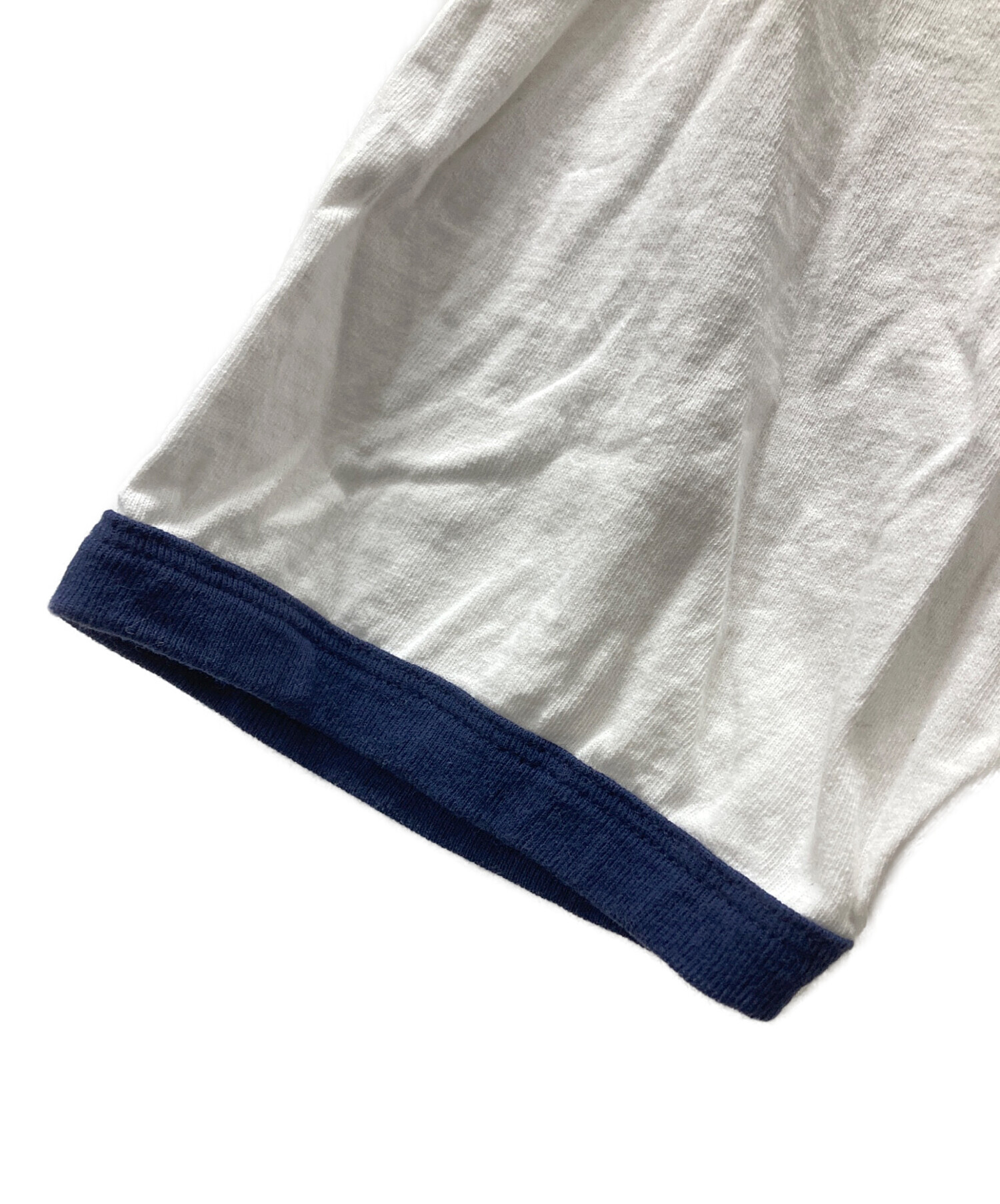 中古・古着通販】Noah (ノア) リンガーTシャツ ホワイト サイズ:L