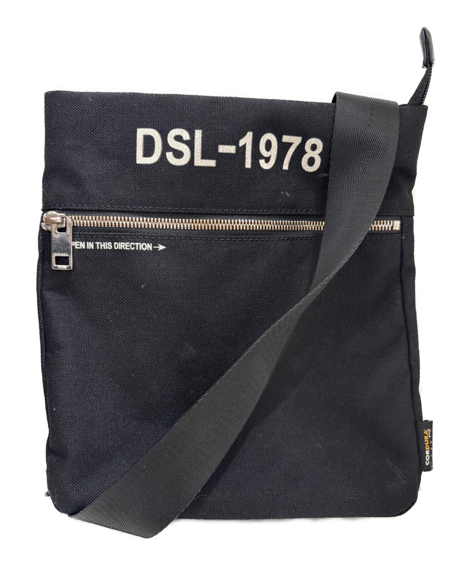 中古・古着通販】DIESEL (ディーゼル) ショルダーバッグ ブラック 