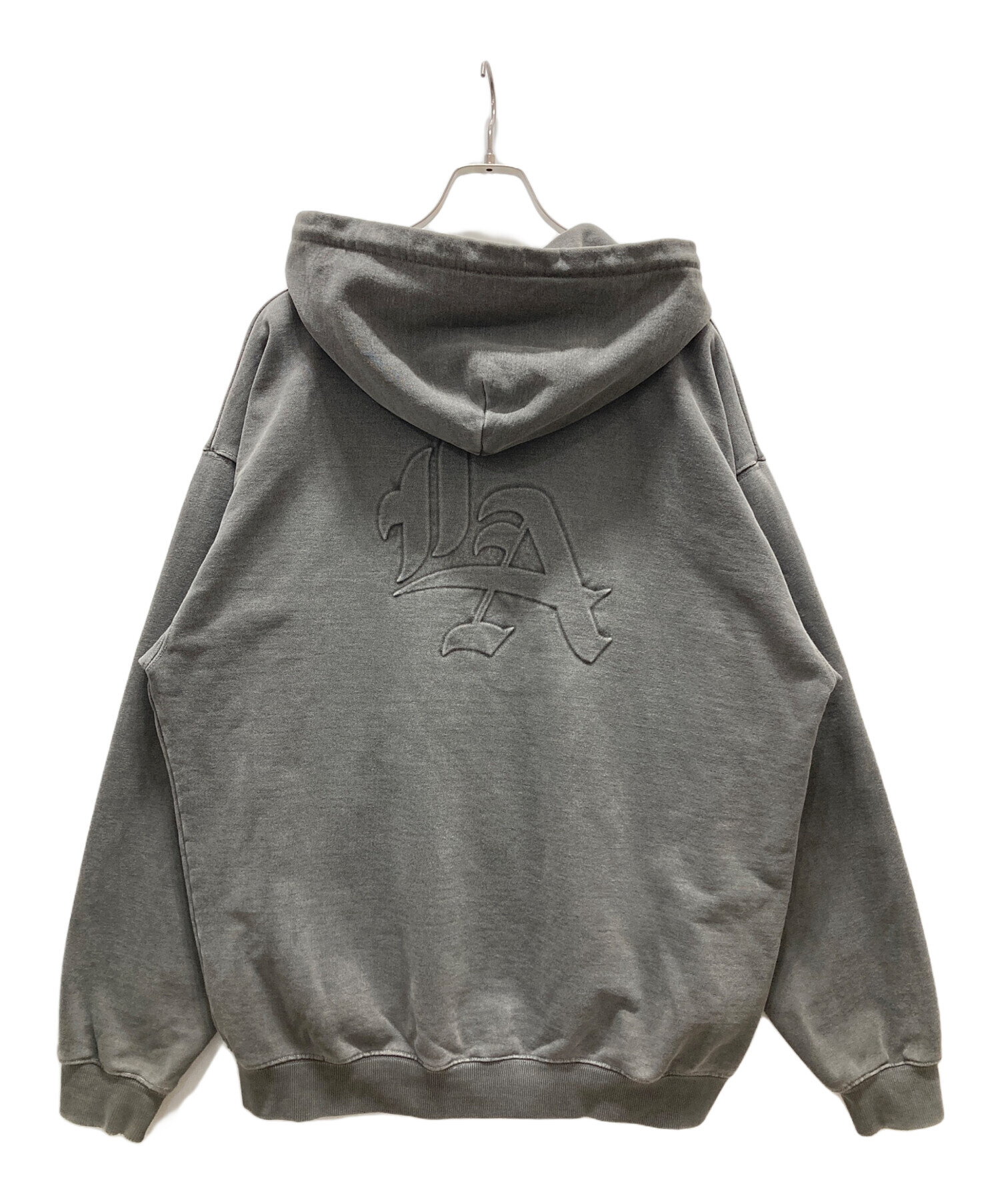 【梱包に関する追記あり】Oversized ジップ フーディー グレー★1回着用 中古・古着通販】X-LARGE (エクストララージ) ジップパーカー グレー