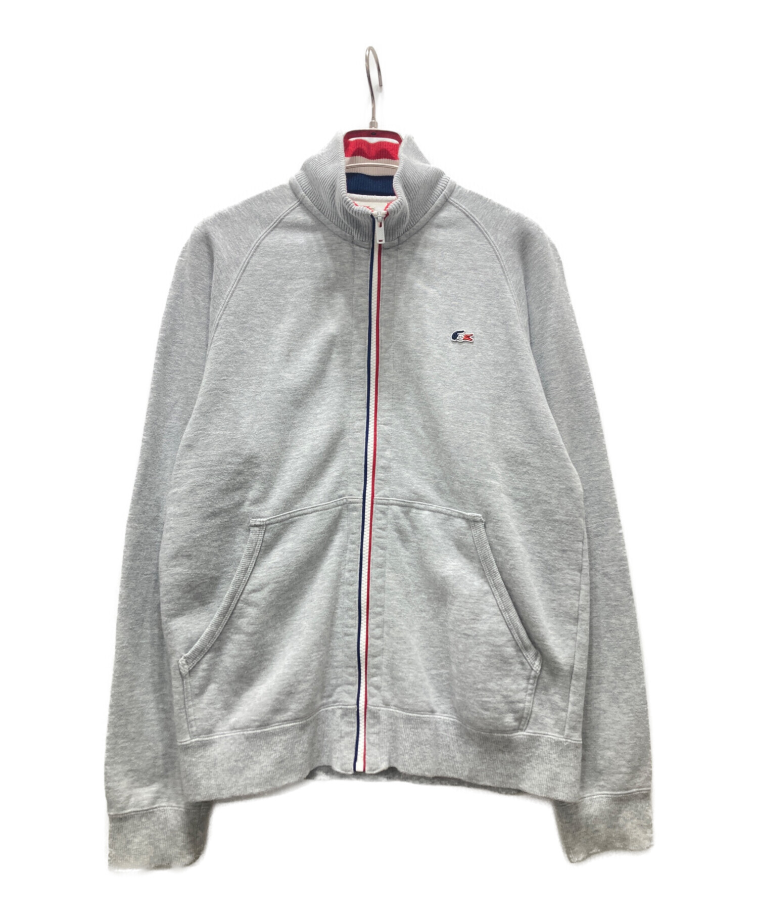 中古・古着通販】LACOSTE (ラコステ) ジップジャケット グレー サイズ 