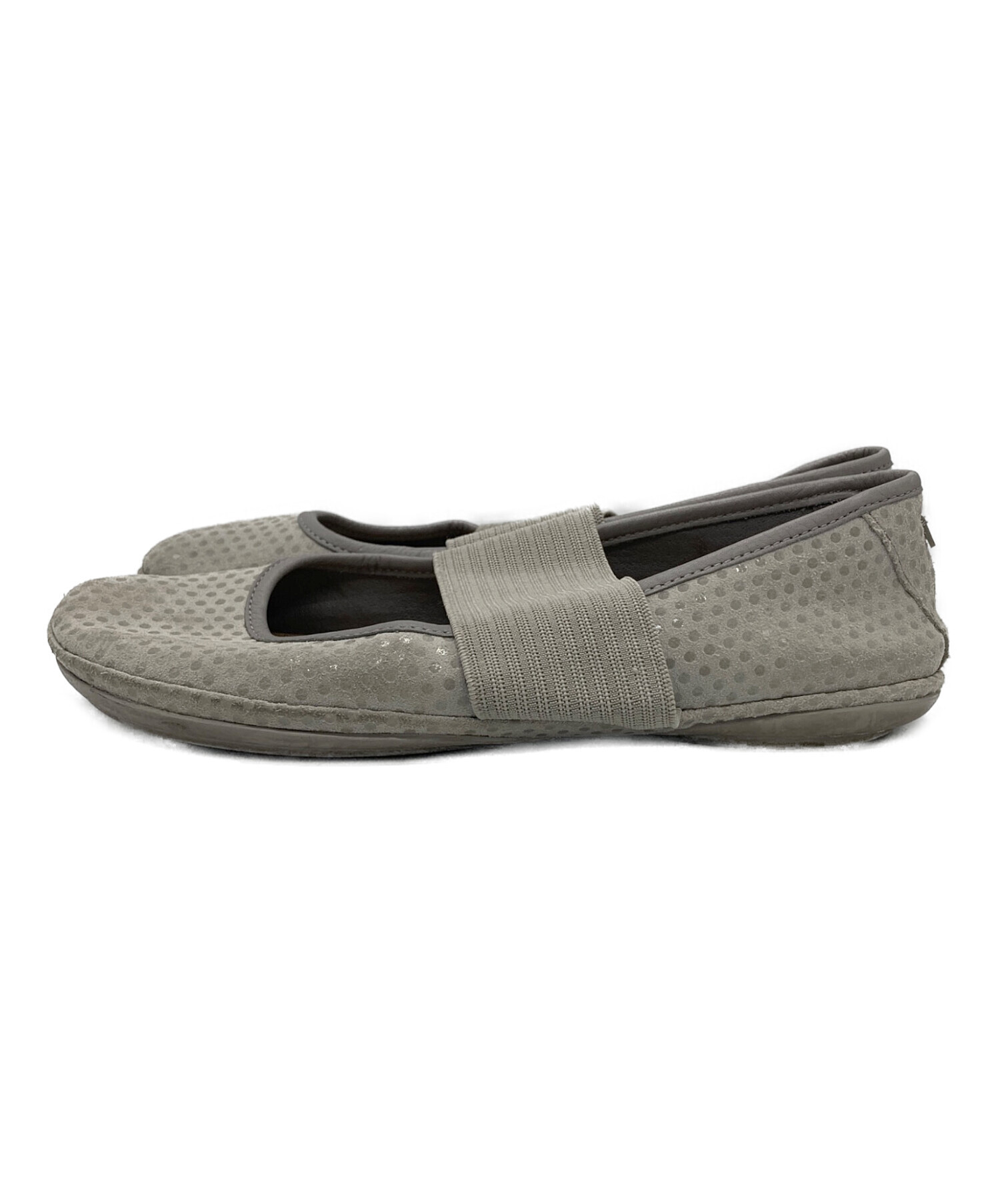CAMPER TWINS 23.5 メリージェーン パンプス ドット 黒 美品 中古・古着通販】CAMPER (カンペール) ドット柄メリージェーンパンプス