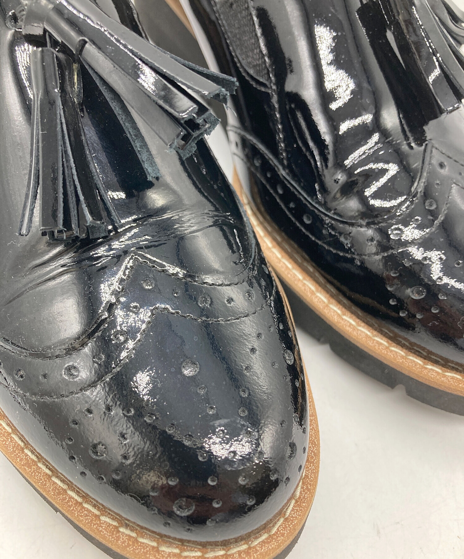 中古・古着通販】DIANA (ダイアナ) エナメルタッセルローファー