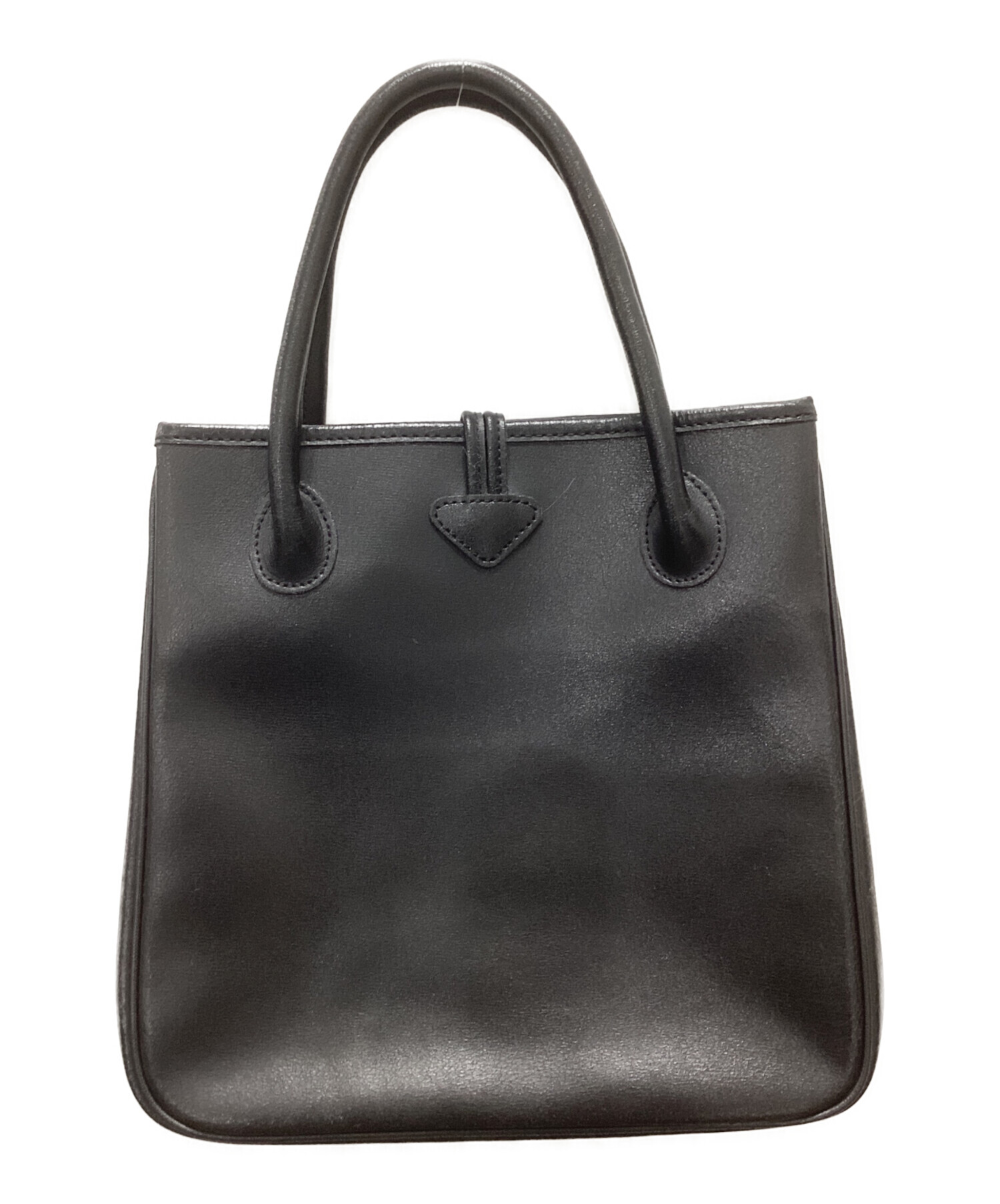中古・古着通販】LONGCHAMP (ロンシャン) ロゾハンドバッグ ブラック