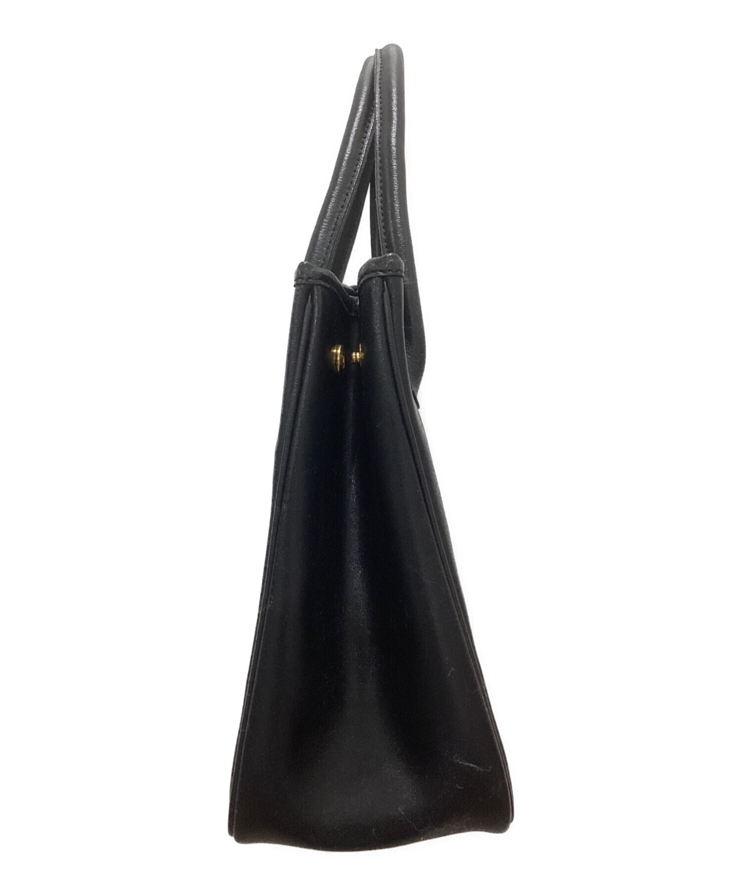中古・古着通販】LONGCHAMP (ロンシャン) ロゾハンドバッグ ブラック