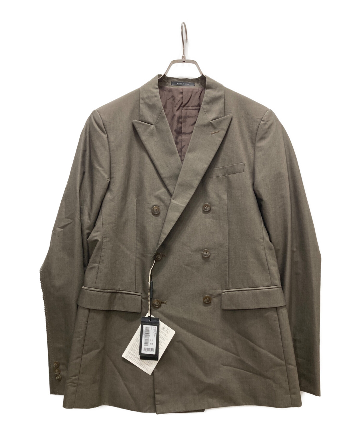 エンポリオアルマーニ　新品　ダブル ジャケット 50 L-XL 伊製　パーティ向 中古・古着通販】EMPORIO ARMANI (エンポリオ アルマーニ) ダブル