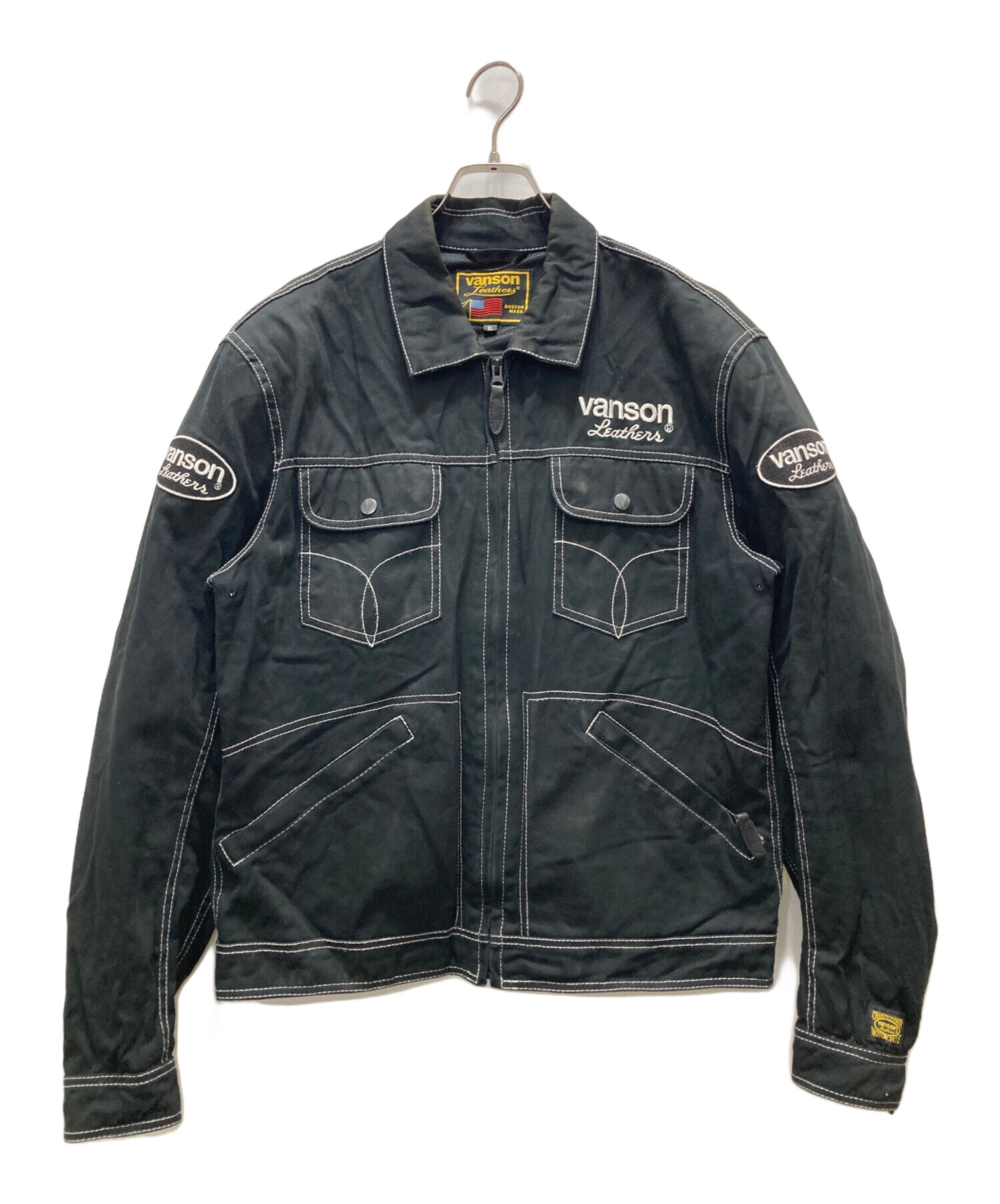 中古・古着通販】VANSON (バンソン) コットンバイカージャケット
