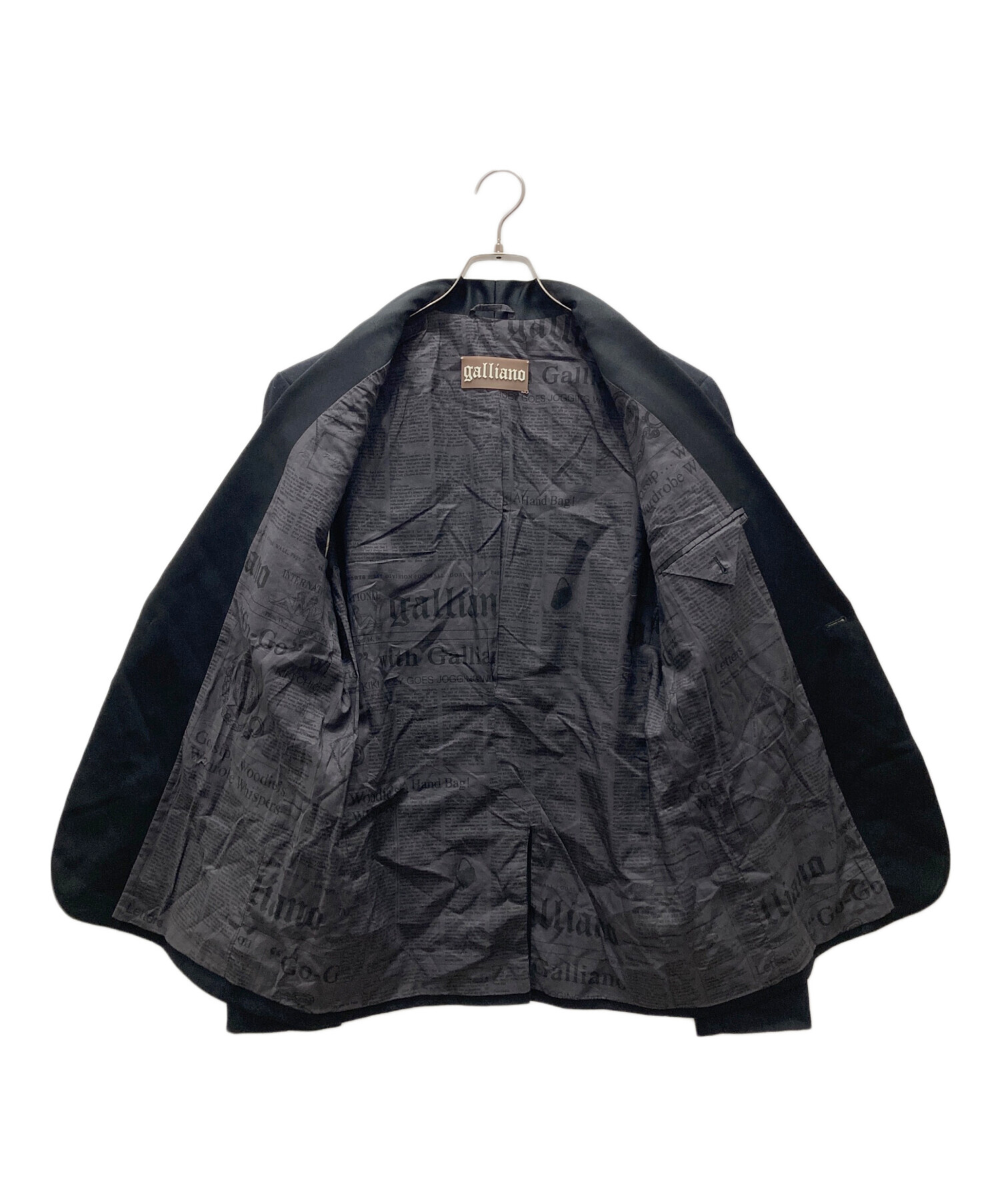 中古・古着通販】GALLIANO (ガリアーノ) セットアップスーツ/ 裏地
