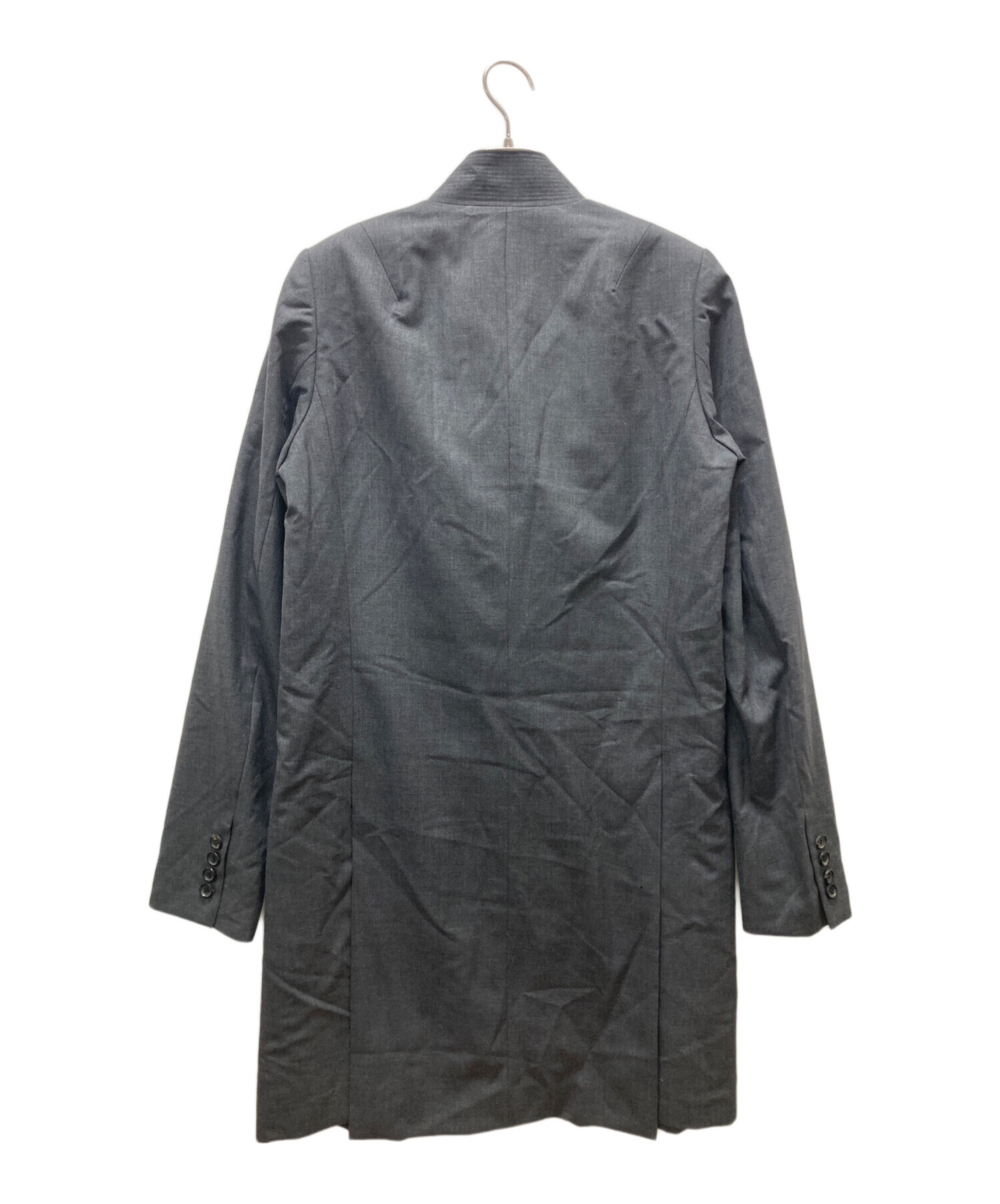 【deadman】ato ロングコート レンチコート 美品 中古・古着通販】ato (アトウ) トレンチコート グレー サイズ:48