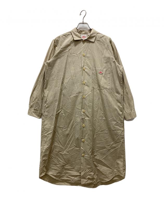 中古・古着通販】DANTON (ダントン) シャツワンピース ベージュ サイズ