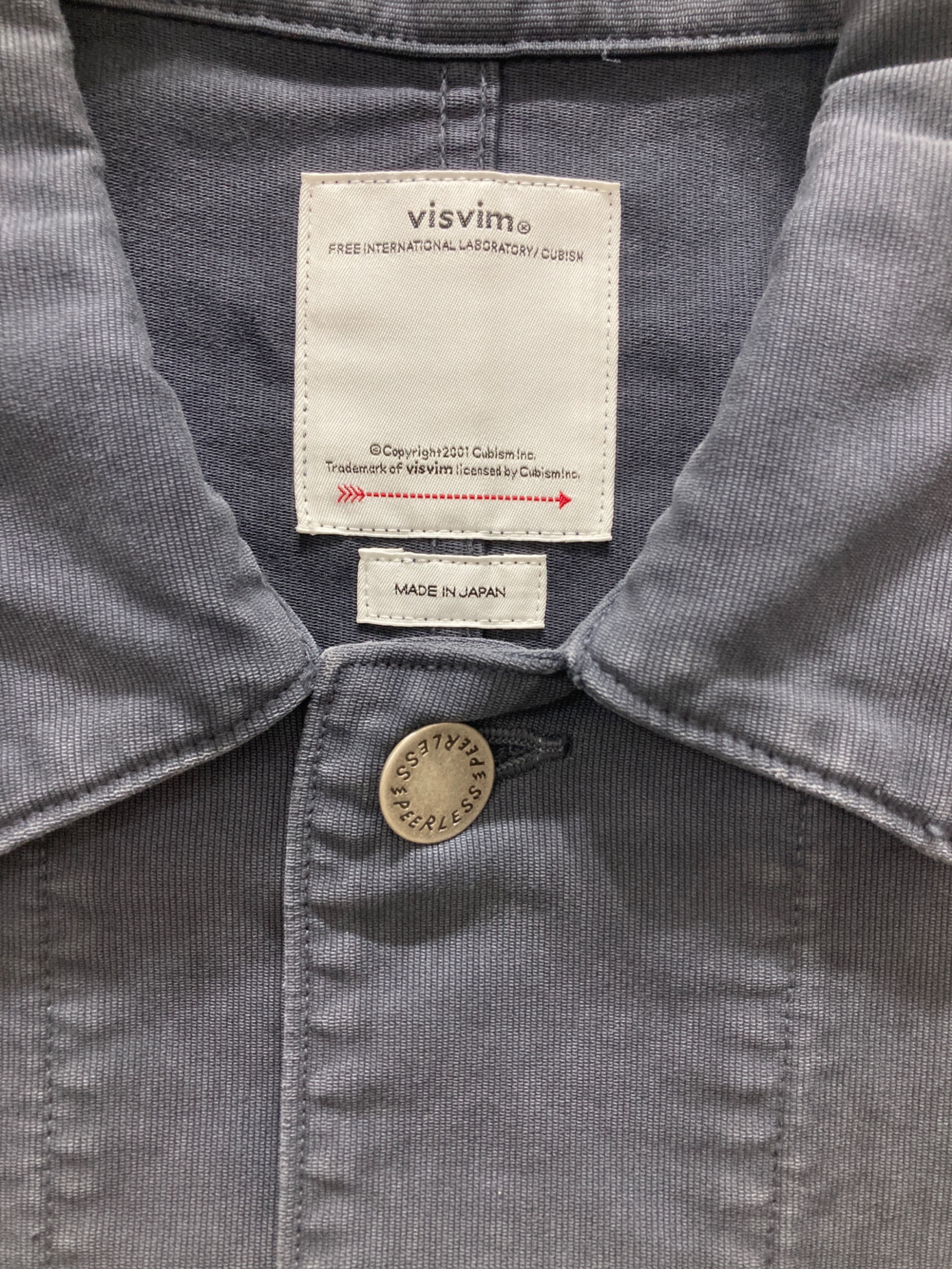 中古・古着通販】VISVIM (ビズビム) COVERALL DMGD G.CORDS バック刺繍