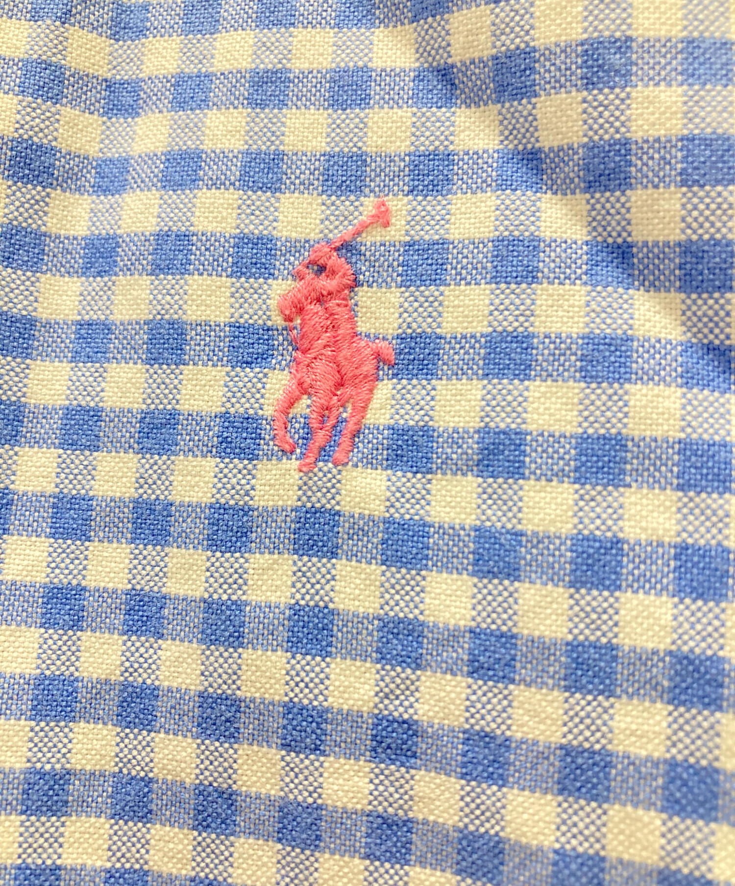 希少 スキマ恵比寿 ラルフローレン ギンガムチェック エルボーパッチ XL 古着 中古・古着通販】RALPH LAUREN (ラルフローレン) ギンガムチェック