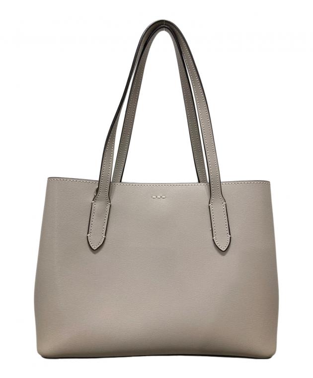 COACH グレー かごバッグ ハンドバッグ 中古・古着通販】COACH (コーチ) ハンドバッグ ライトグレー｜ブランド