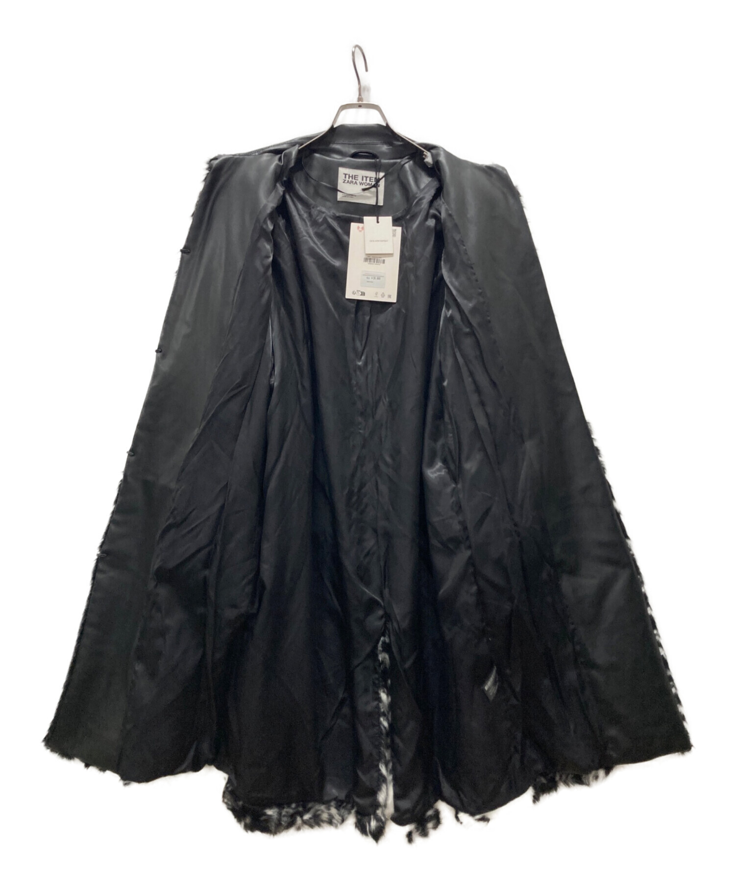 中古・古着通販】ZARA (ザラ) アニマルプリントエコファーコート