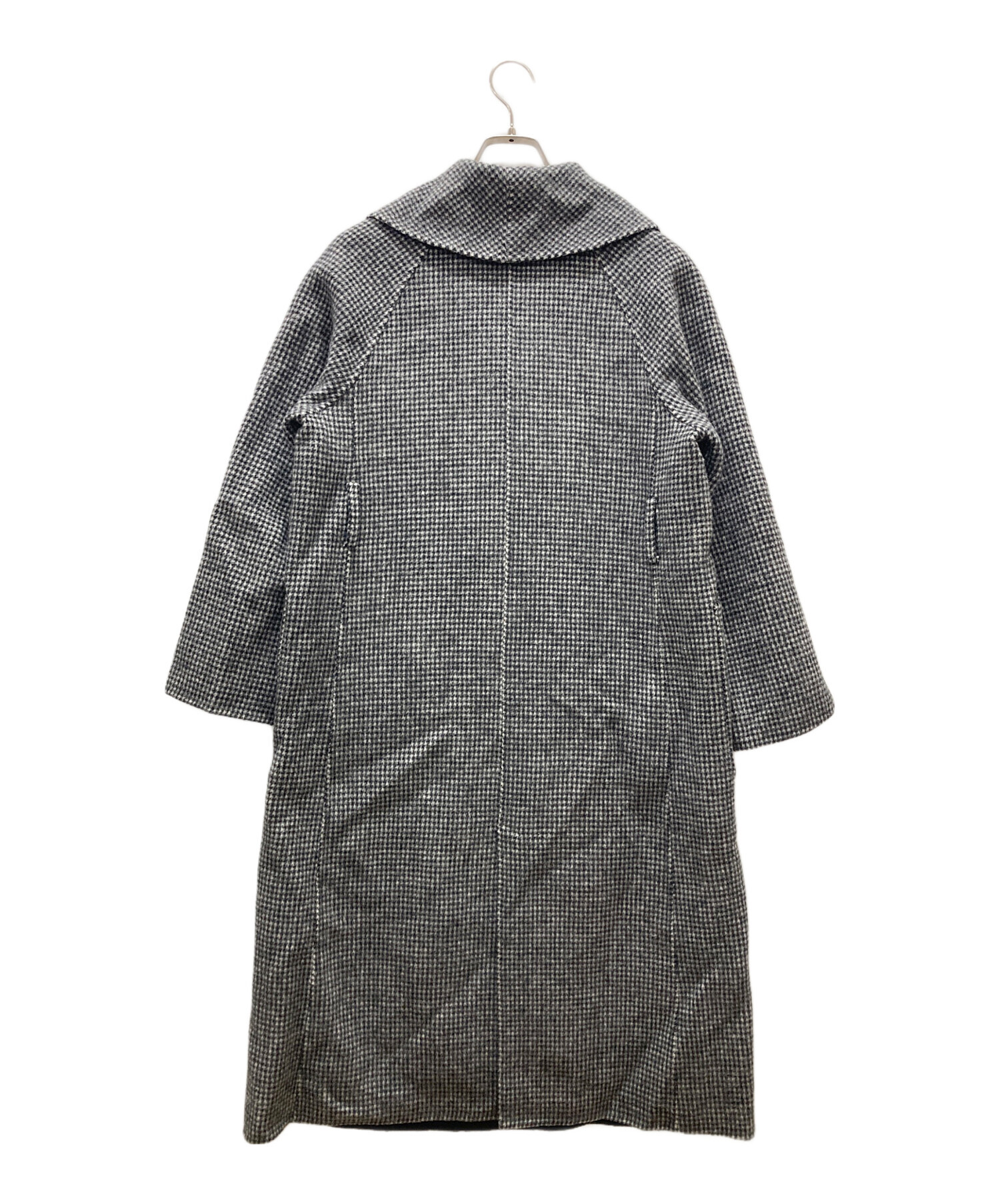 中古・古着通販】ANAYI (アナイ) チェックリバーショールカラーコート