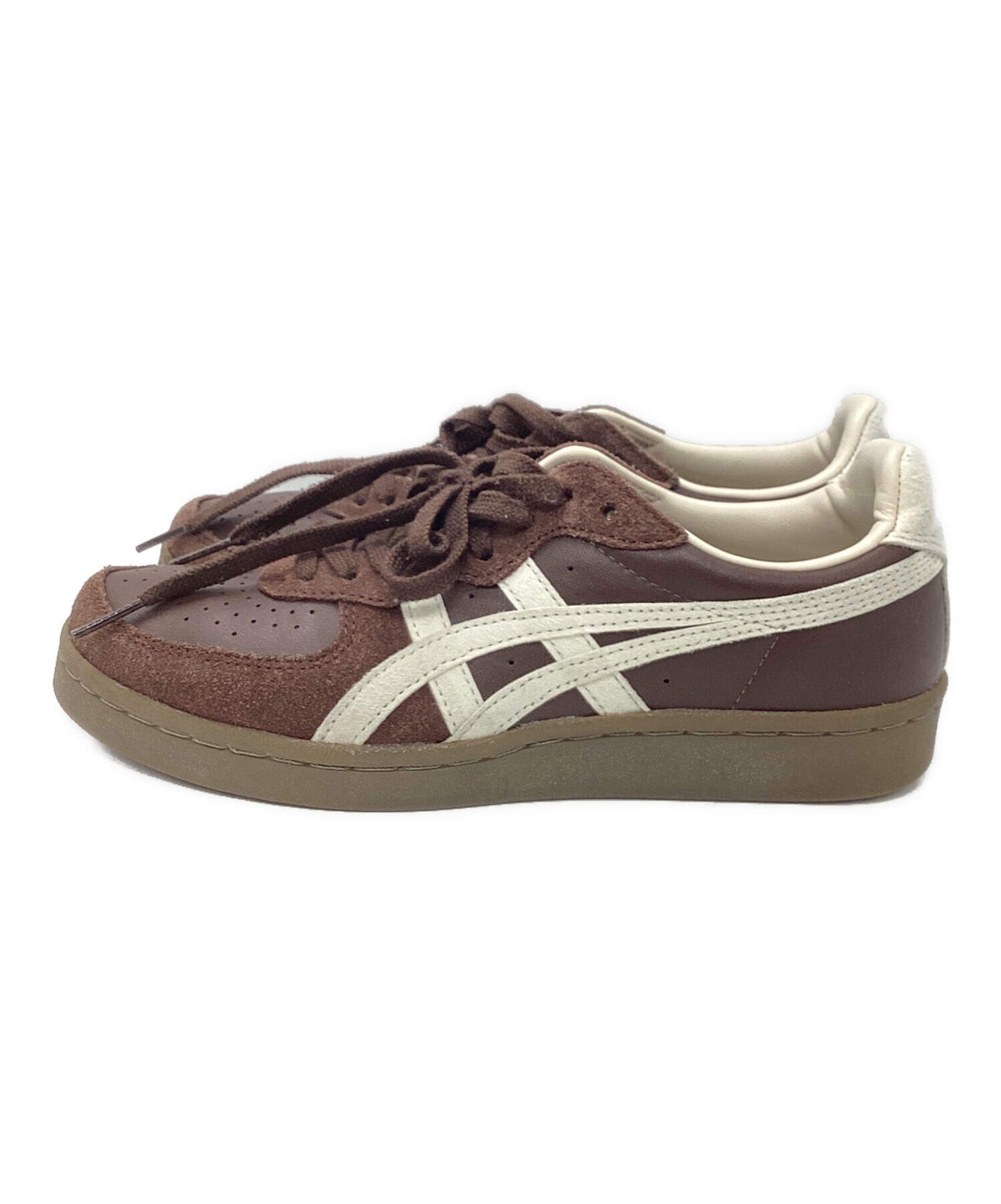 た*ん様 Onitsuka Tigerオニツカタイガー（中古美品）24.0 中古・古着通販】Onitsuka Tiger (オニツカタイガー) GSM ブラウン