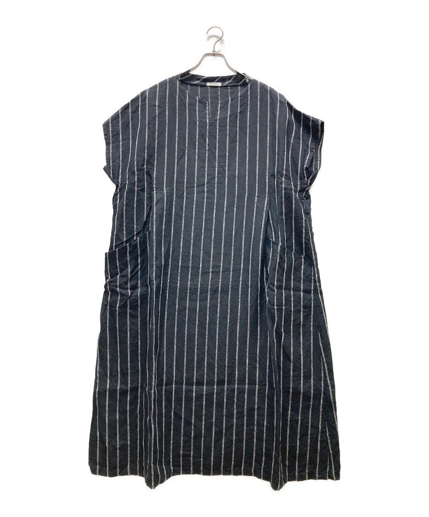 中古・古着通販】plantation (プランテーション) ヘンプストライプ 