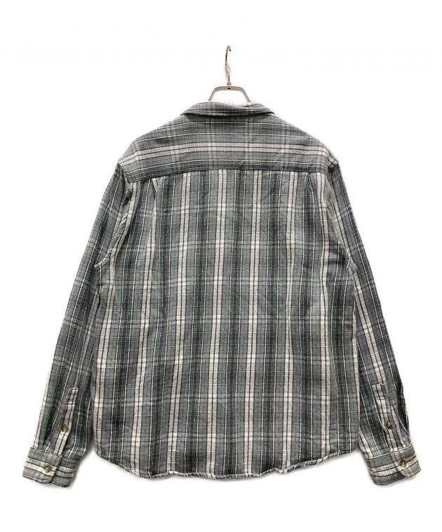 中古・古着通販】stussy (ステューシー) Beach Plaid Shirt グレー