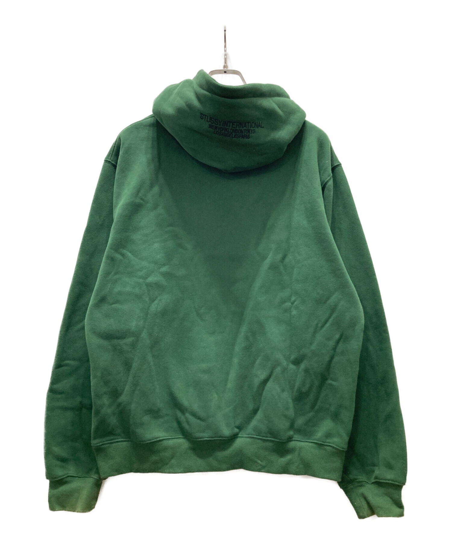 中古・古着通販】stussy (ステューシー) 刺繍ロゴプルオーバーパーカー