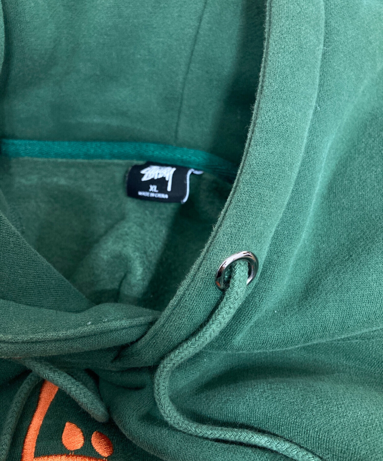 中古・古着通販】stussy (ステューシー) 刺繍ロゴプルオーバーパーカー