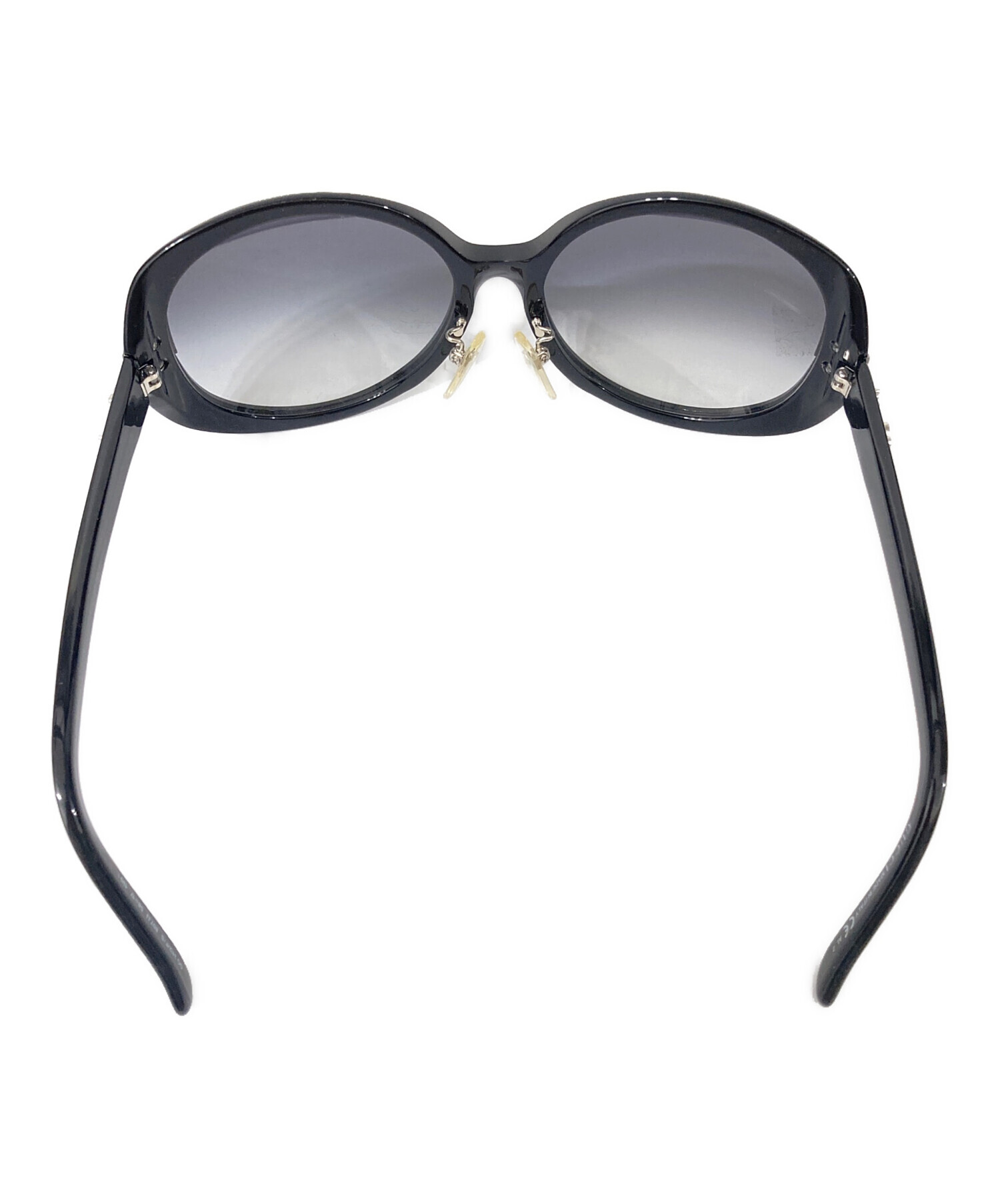 中古・古着通販】GUCCI (グッチ) メタルロゴサングラス ブラック