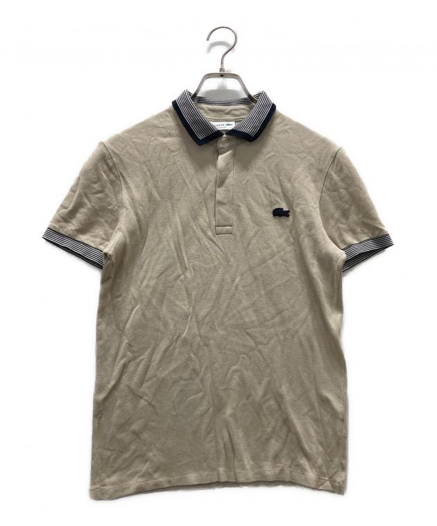 中古・古着通販】LACOSTE (ラコステ) ポロシャツ ベージュ サイズ:S