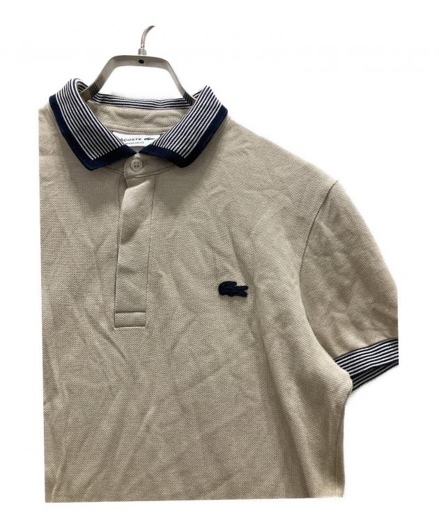 中古・古着通販】LACOSTE (ラコステ) ポロシャツ ベージュ サイズ:S