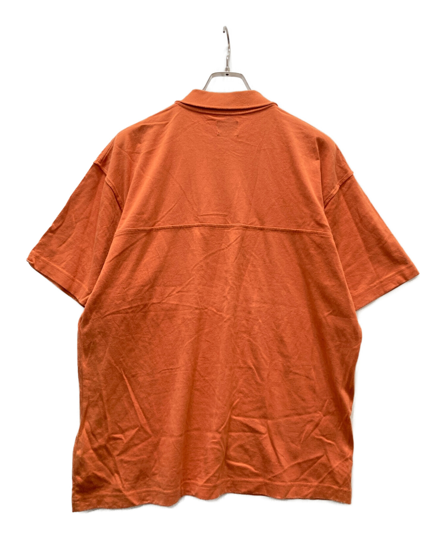 美品 00s stussy USA製 ポロシャツ L 中古・古着通販】stussy (ステューシー) 00sジップポロシャツ オレンジ