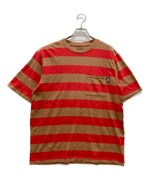 中古・古着通販】stussy (ステューシー) ボーダーポケットTシャツ