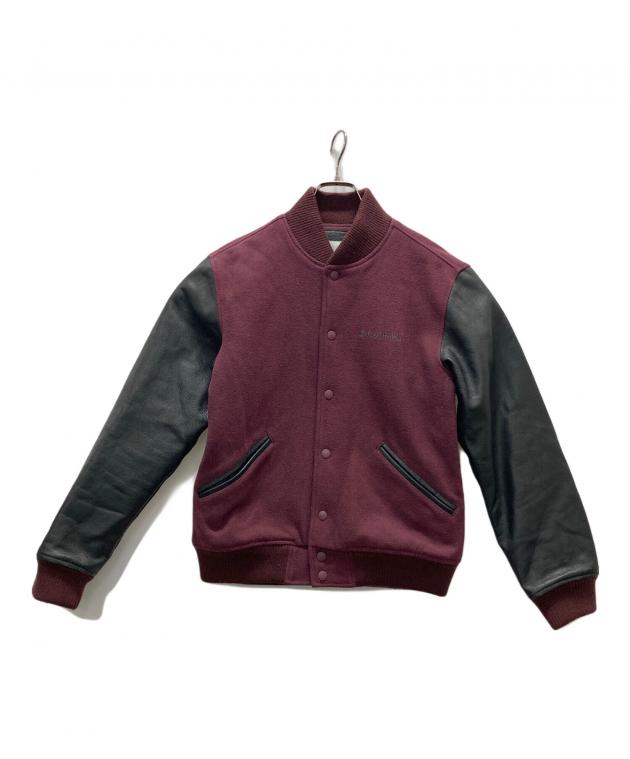 美品Columbia（コロンビア）スタジャン袖本革 中古・古着通販】Columbia (コロンビア) スタジャン レッド サイズ:S