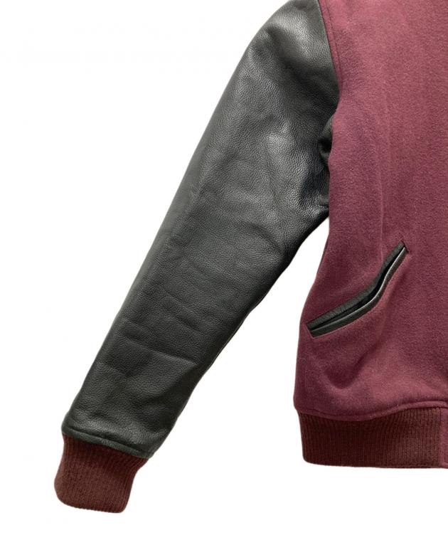 美品Columbia（コロンビア）スタジャン袖本革 中古・古着通販】Columbia (コロンビア) スタジャン レッド サイズ:S