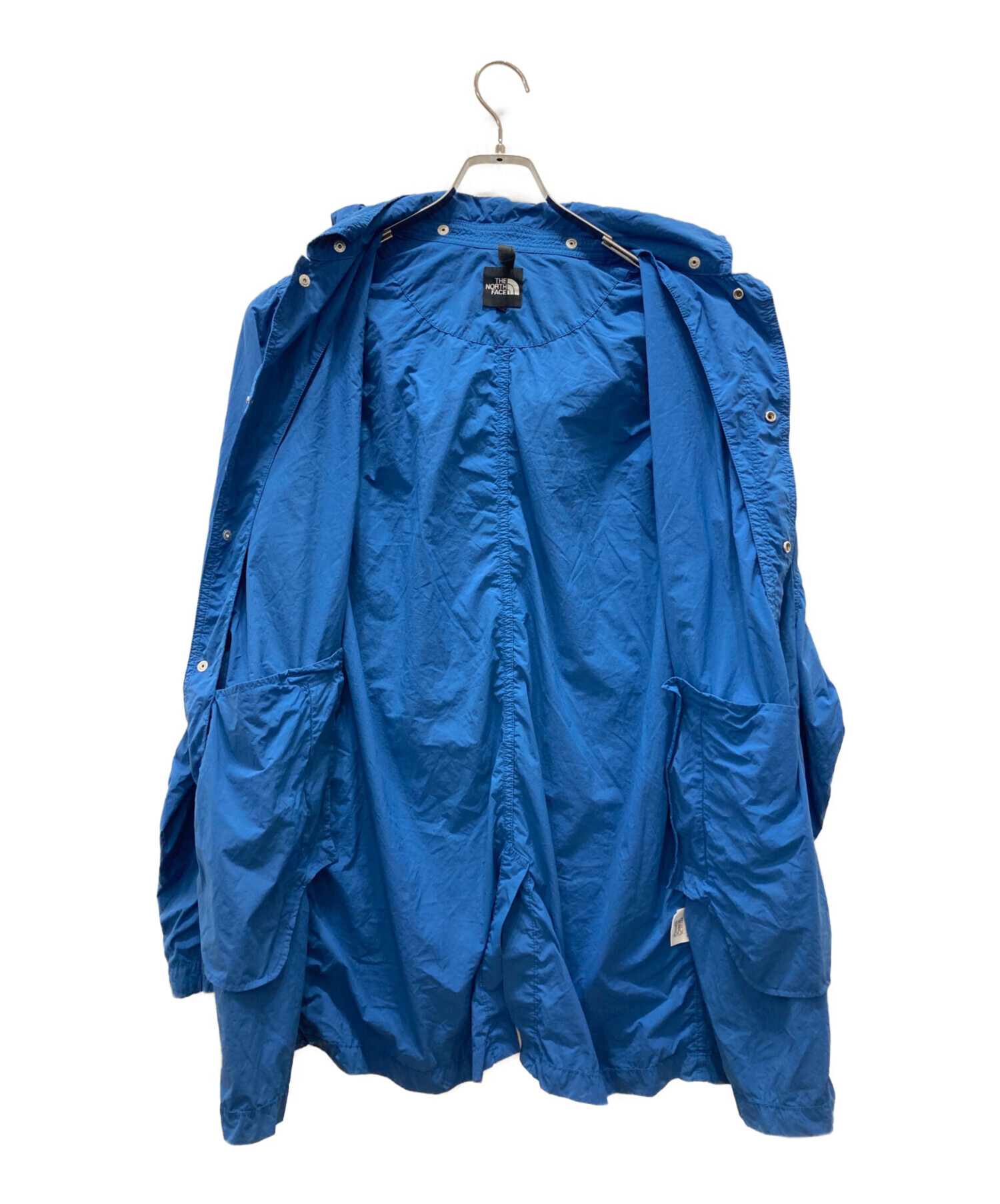 THE NORTH FACE ノースフェイス コート スリーブロゴ ジャーニーズ テック インディゴコート Journeys Tech Indigo Coat NP21657 取り外し可能フード付き インディゴブルー L アウター ジャケット【メンズ】【中古】 中古・古着通販】THE NORTH FACE (ザ ノース フェイス) Journeys Tech