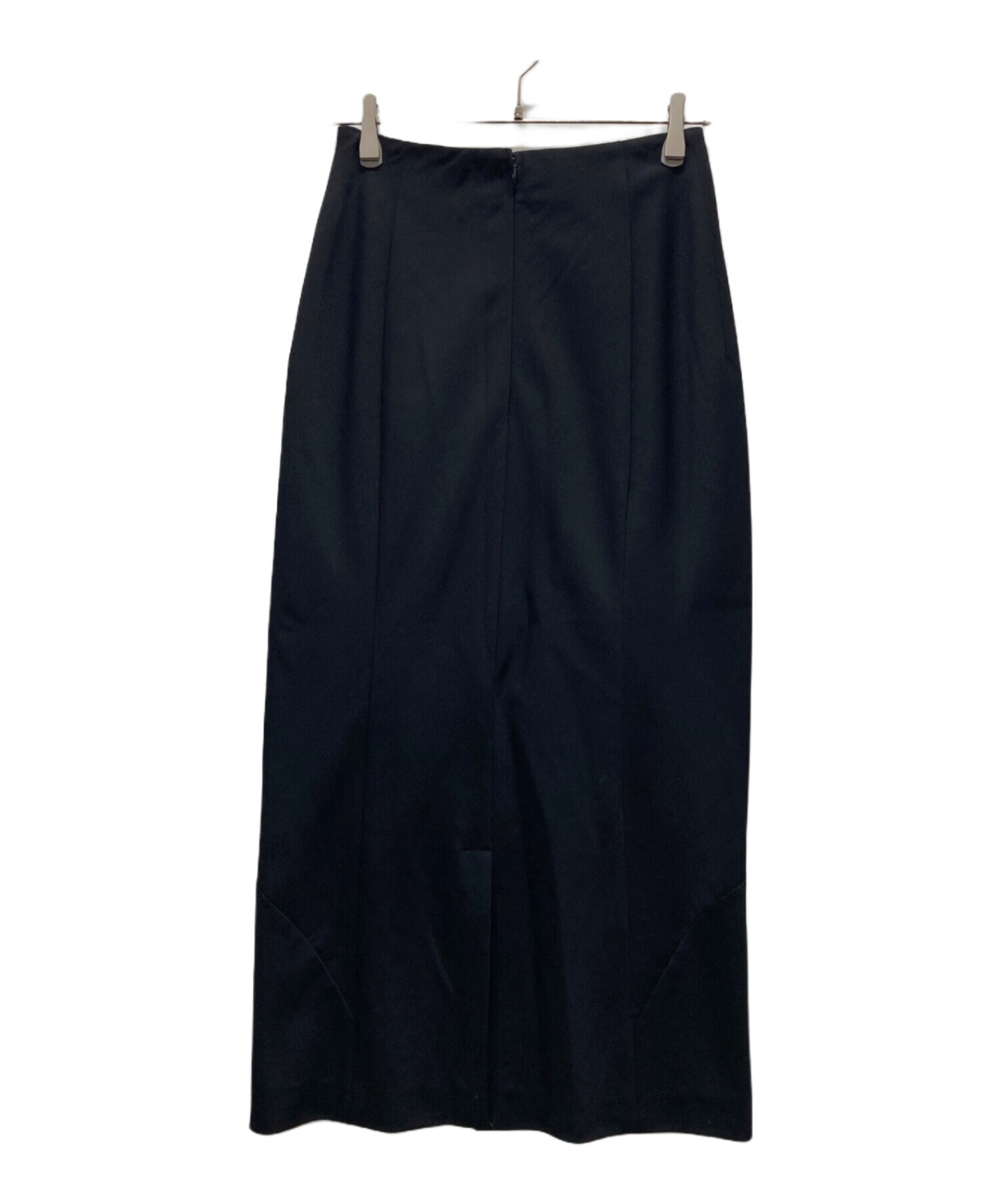 Yohji Yamamoto ブラック ロングスカート　90年代 中古・古着通販】YOHJI YAMAMOTO (ヨウジヤマモト) ロングスカート