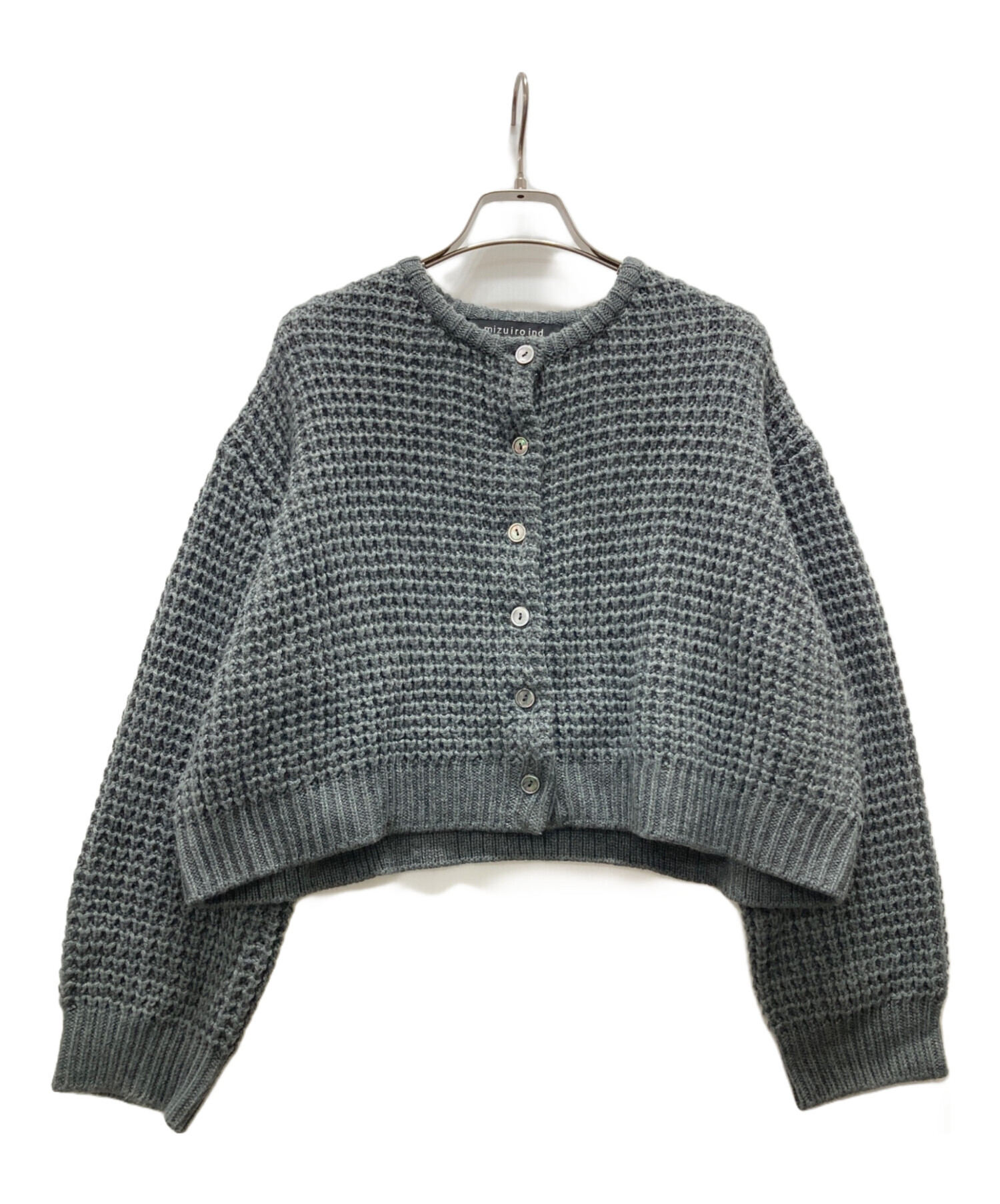 中古・古着通販】mizuiro-ind (ミズイロインド) waffle knit C/D