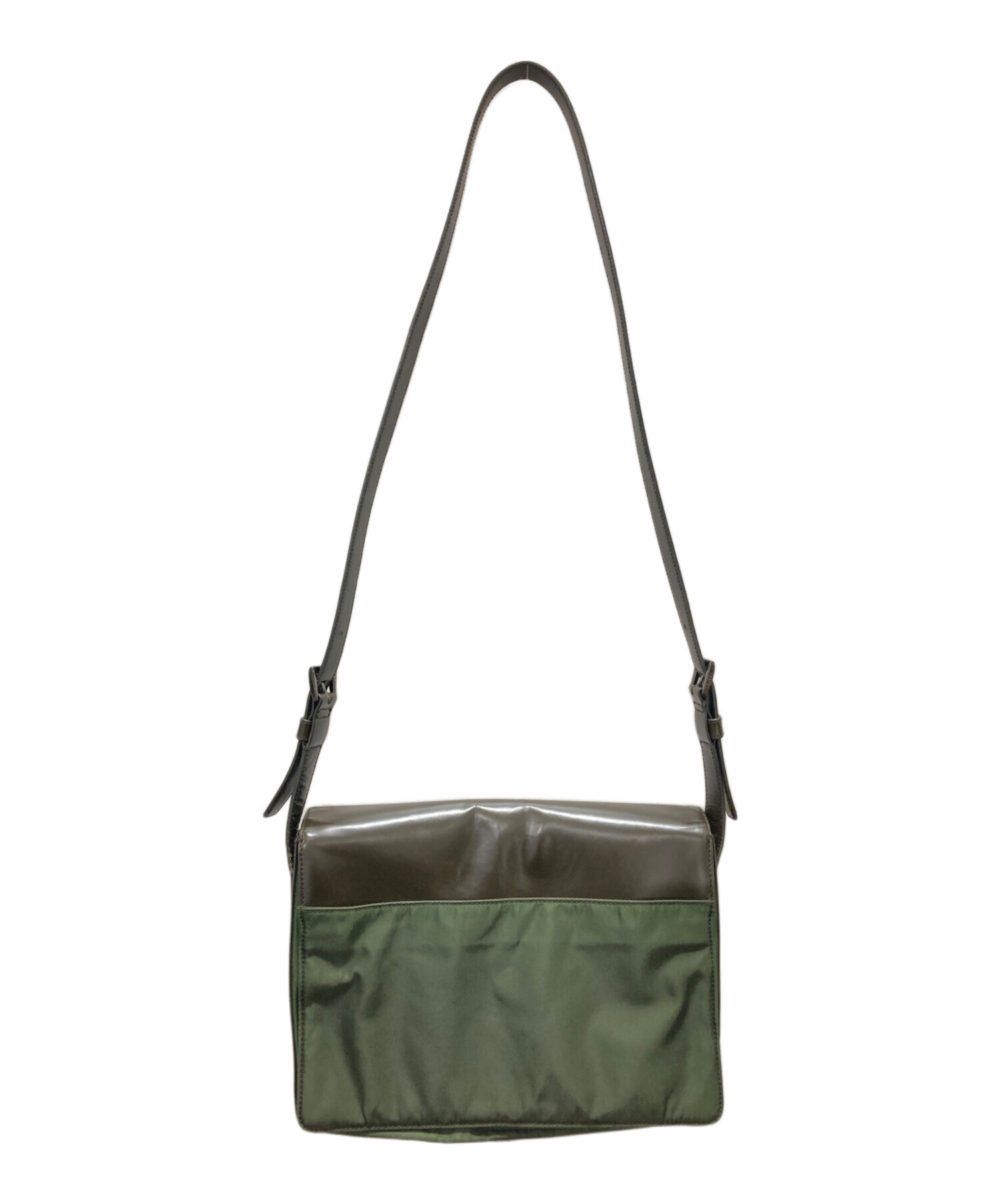 中古・古着通販】PRADA (プラダ) ナイロン切替ショルダーバッグ