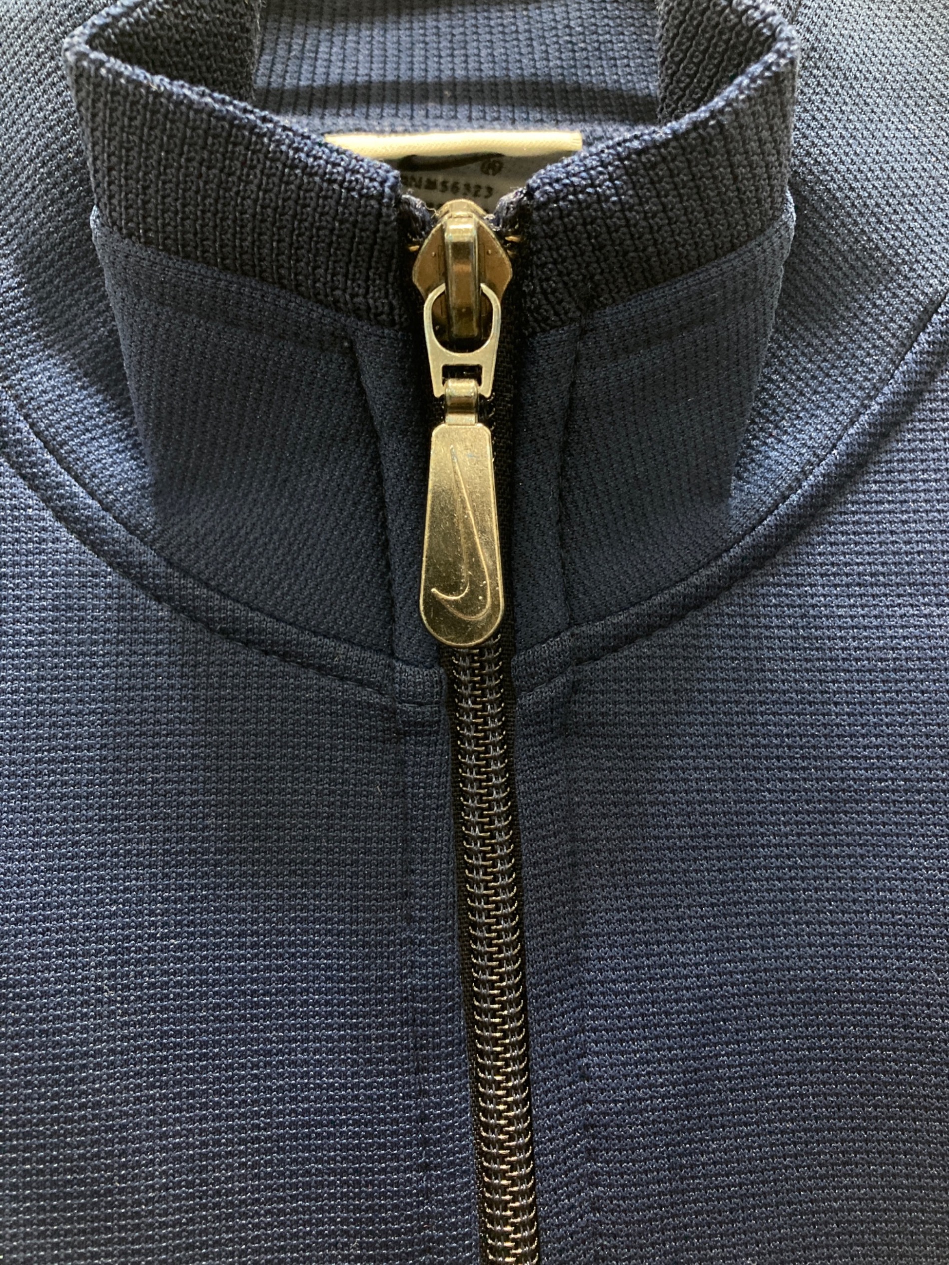 中古・古着通販】NIKE (ナイキ) 刺繍ロゴトラックジャケット ネイビー