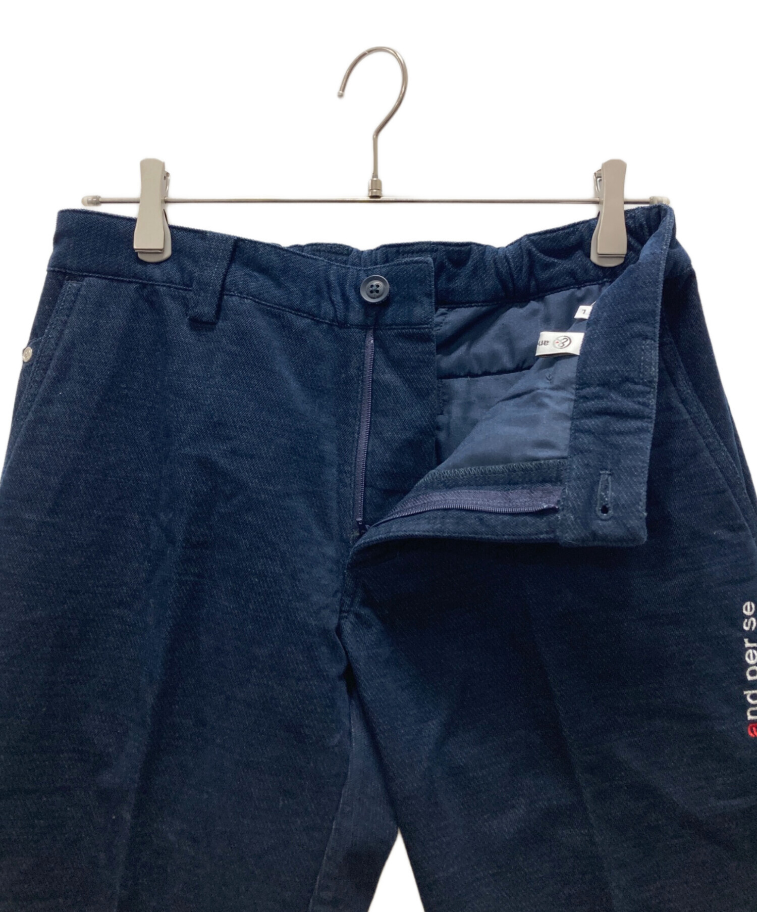 中古・古着通販】and per se (アンパスィ) パンツ ネイビー サイズ:L