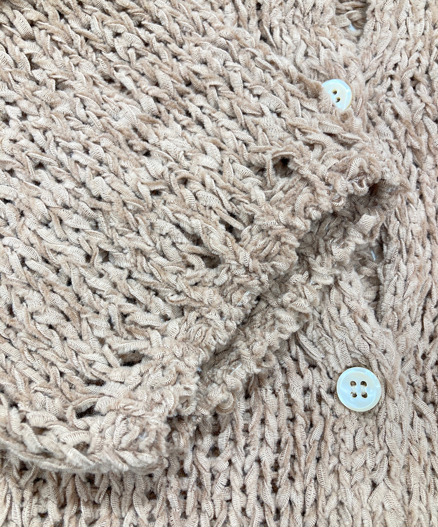 中古・古着通販】Plage (プラージュ) Fringe yarn カーディガン 2