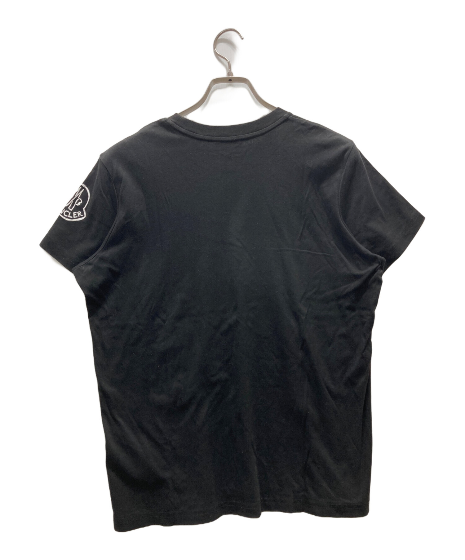 中古・古着通販】MONCLER (モンクレール) 袖ロゴプリントTシャツ