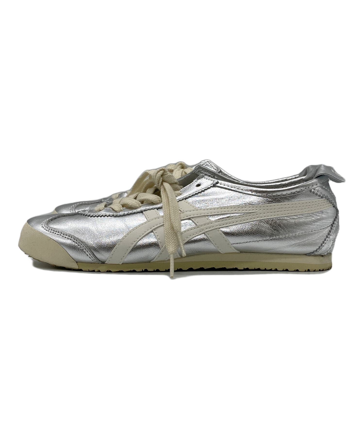 中古・古着通販】asics (アシックス) メタリックローカットスニーカー