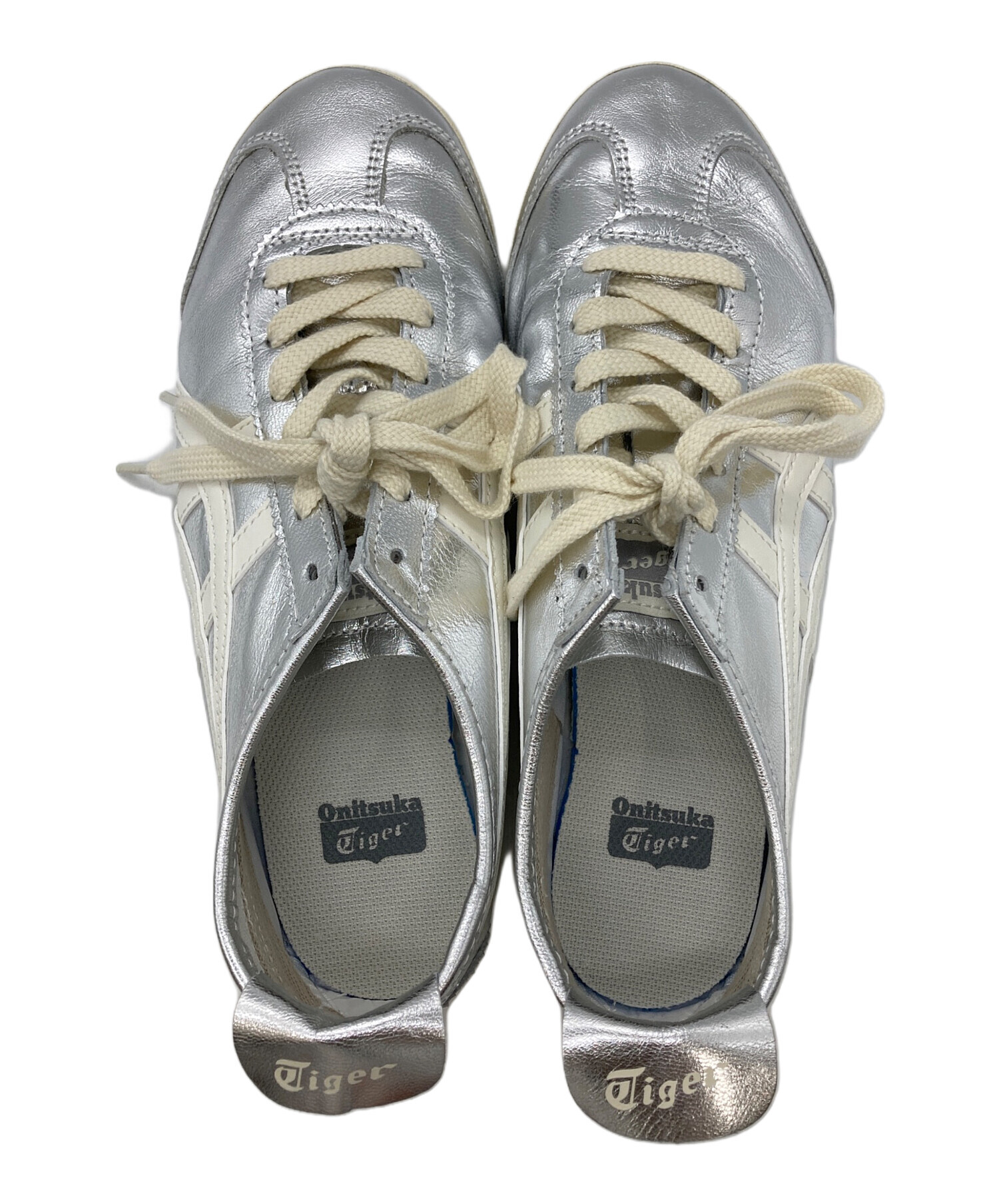中古・古着通販】asics (アシックス) メタリックローカットスニーカー
