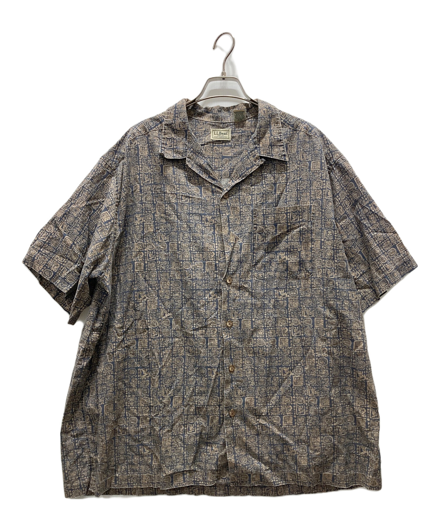 【希少】90s LLBean半袖オープンカラーリネンシャツy2k古着 中古・古着通販】L.L.Bean (エルエルビーン) 90~00sオープンカラー