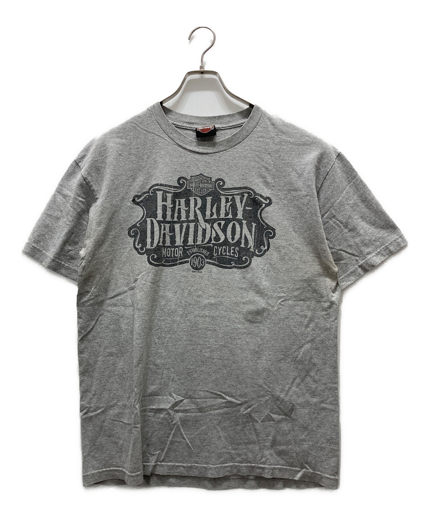 ハーレーダビッドソン USA製 Tシャツ グレー 中古・古着通販】HARLEY-DAVIDSON (ハーレーダビッドソン) プリントT