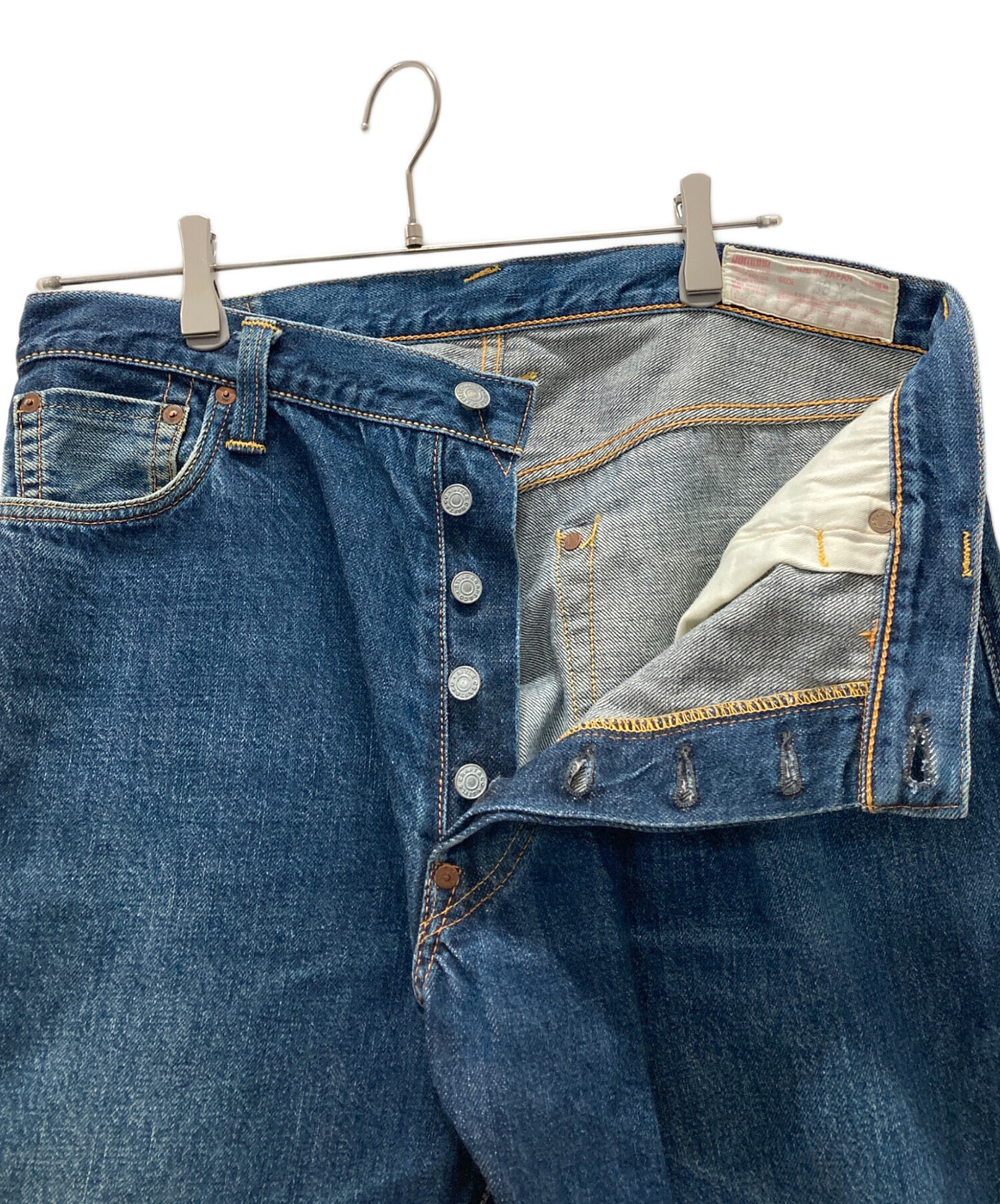 evisu デニムパンツ 26 X 33 中古・古着通販】EVISU (エヴィス) デニムパンツ インディゴ サイズ:33