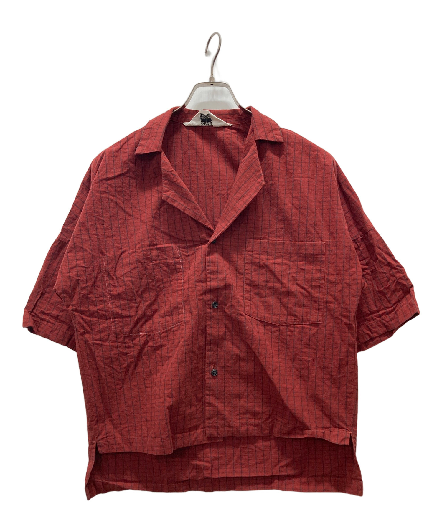 Shrimps(シュリンプス) チェックブラウス 中古・古着通販】SUNSEA (サンシー) Brick Check Fried Shrimp Shirt