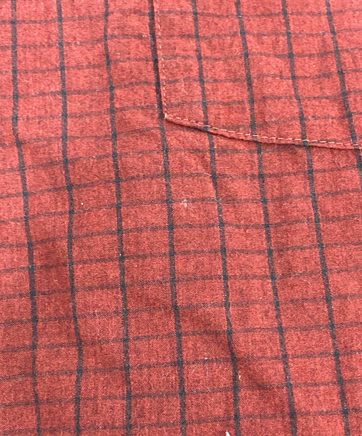 中古・古着通販】SUNSEA (サンシー) Brick Check Fried Shrimp Shirt