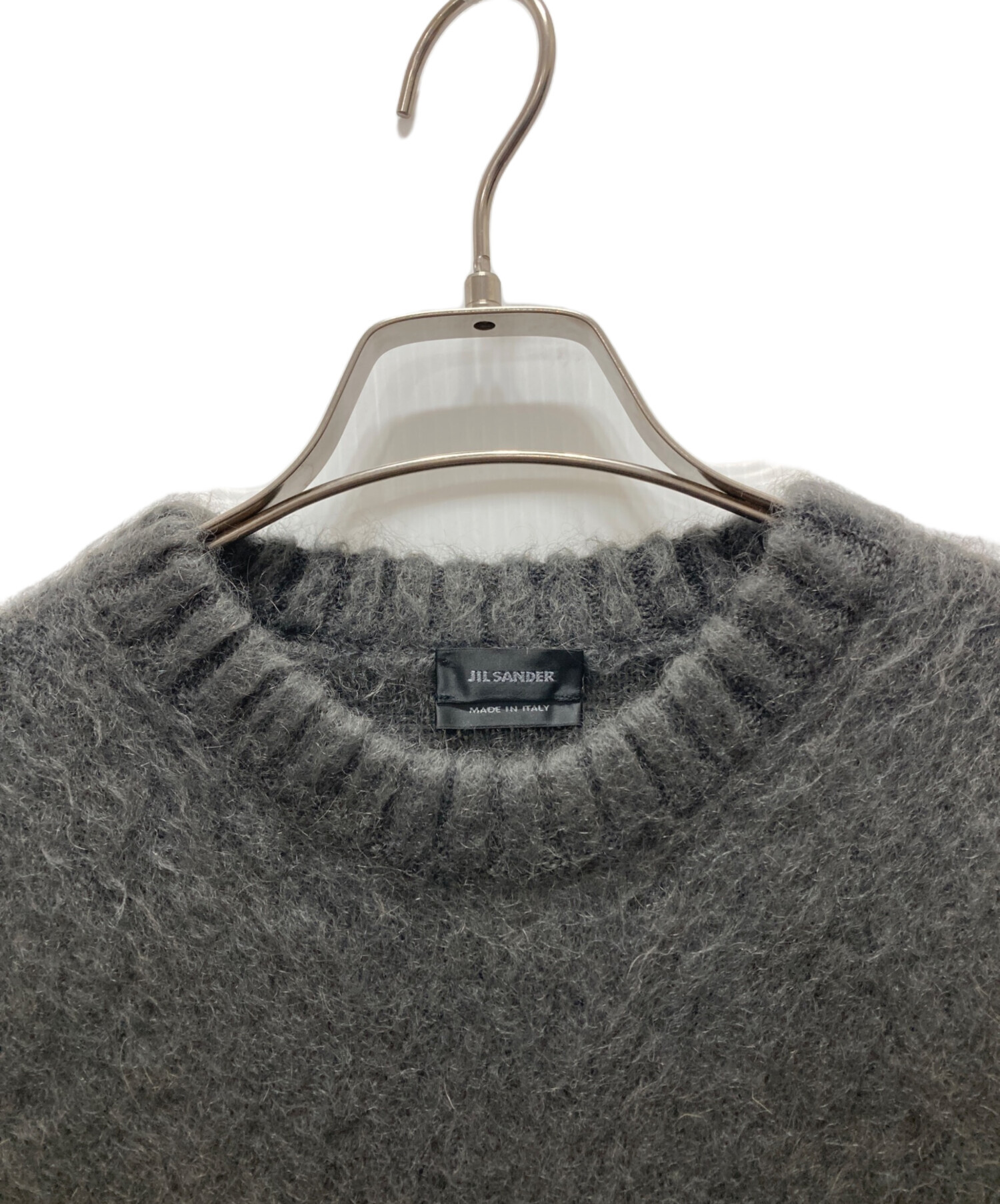 JIL SANDER グレー系 クルーネックセーター　ニット JIL SANDER グレー系 クルーネックセーター ニット 中古・古着通販