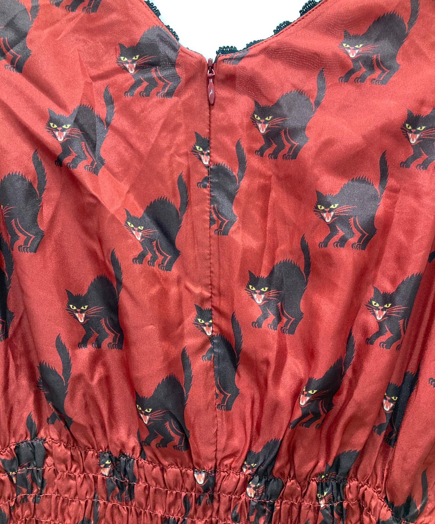 中古・古着通販】Hysteric Glamour (ヒステリックグラマー) 猫柄シルク